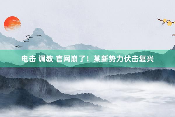 电击 调教 官网崩了！某新势力伏击复兴