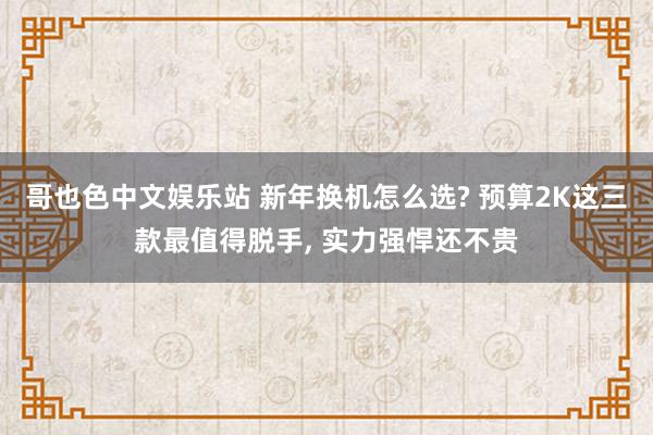 哥也色中文娱乐站 新年换机怎么选? 预算2K这三款最值得脱手， 实力强悍还不贵