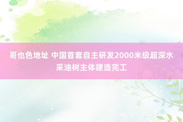 哥也色地址 中国首套自主研发2000米级超深水采油树主体建造完工