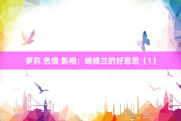 萝莉 色情 影相：蝴蝶兰的好意思（1）