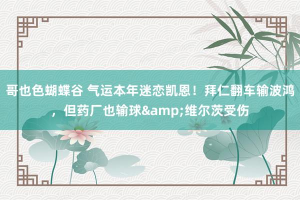 哥也色蝴蝶谷 气运本年迷恋凯恩！拜仁翻车输波鸿，但药厂也输球&维尔茨受伤