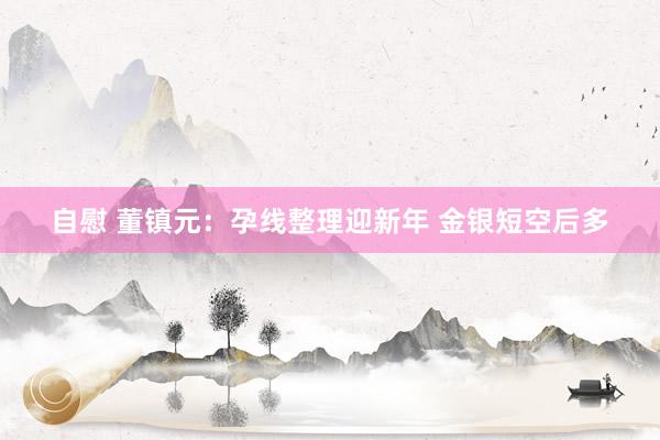 自慰 董镇元：孕线整理迎新年 金银短空后多