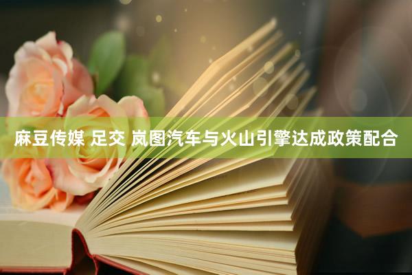 麻豆传媒 足交 岚图汽车与火山引擎达成政策配合