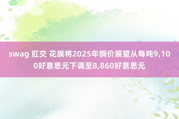 swag 肛交 花旗将2025年铜价展望从每吨9，100好意思元下调至8，860好意思元