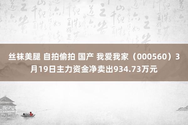 丝袜美腿 自拍偷拍 国产 我爱我家（000560）3月19日主力资金净卖出934.73万元