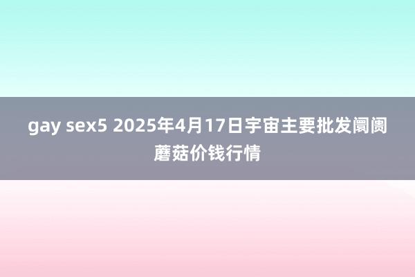 gay sex5 2025年4月17日宇宙主要批发阛阓蘑菇价钱行情