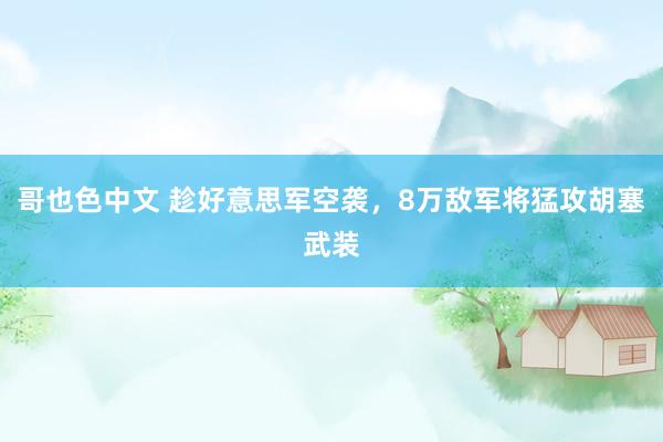 哥也色中文 趁好意思军空袭，8万敌军将猛攻胡塞武装